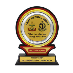 Elegant Retirement Memento – Premium Wooden Plaque