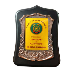 RAF AWARD PLAQUE BLACK